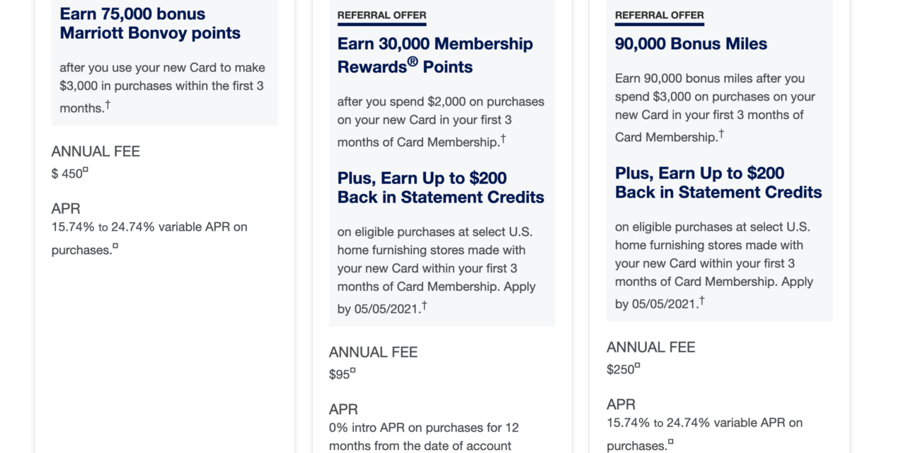 Amex Increased Secret Sign-Up Offers in Incognito or Private Mode Still Working – July 2022