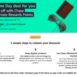 Chase Rewards Cardholders with UR Points: 50% Off with Amazon up to $15